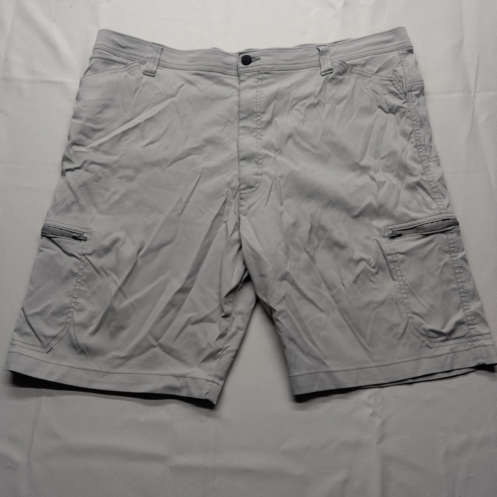 Wrangler Mens Outdoor Series Cargo Shorts Gray Size 44 112318779
